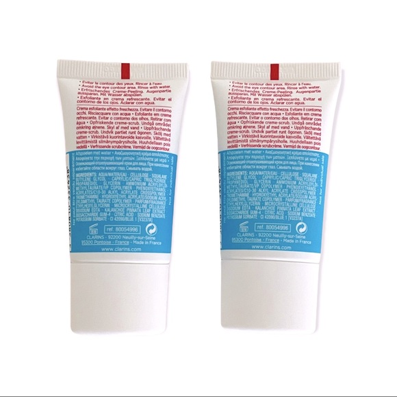 Clarins Fresh Scrub — Refreshing Cream Scrub with Natural Beads (Set of 2) - Picture 4 of 7
